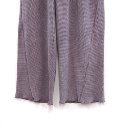 saby 25AW Waffle Easy Pants Purple Size 2