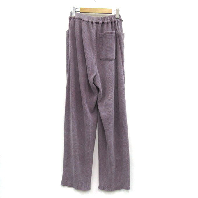 saby 25AW Waffle Easy Pants Purple Size 2