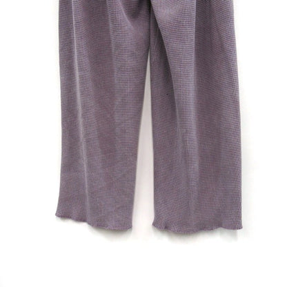 saby 25AW Waffle Easy Pants Purple Size 2