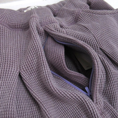 saby 25AW Waffle Easy Pants Purple Size 2