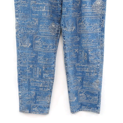 Supreme 20SS Checks Embroidered Denim Jeans Size 34