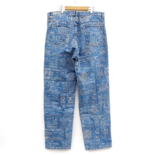 Supreme 20SS Checks Embroidered Denim Jeans Size 34