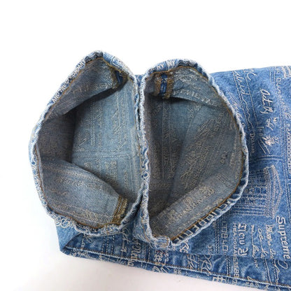 Supreme 20SS Checks Embroidered Denim Jeans Size 34