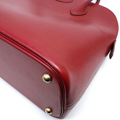 HERMES Bolide 35 Box Calf Rouge Hardware Bag Size ONE SIZE