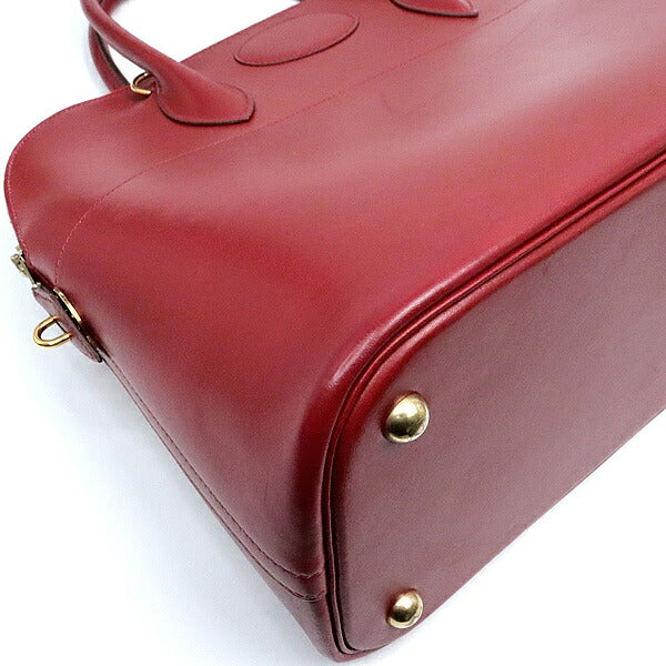 HERMES Bolide 35 Box Calf Rouge Hardware Bag Size ONE SIZE