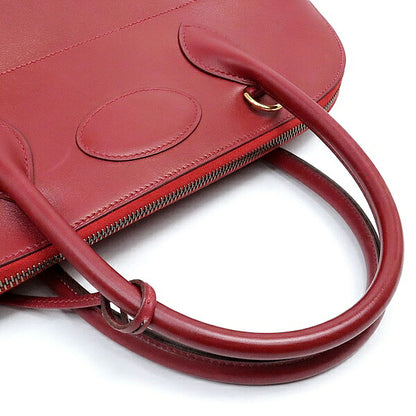 HERMES Bolide 35 Box Calf Rouge Hardware Bag Size ONE SIZE