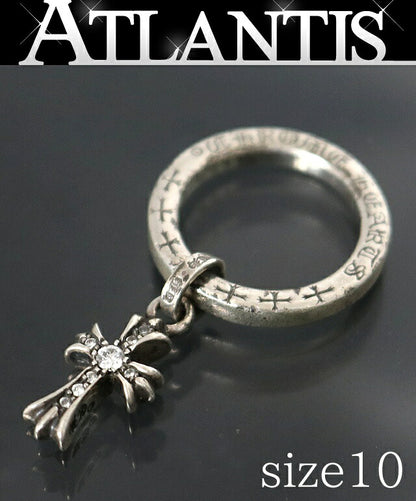 CHROME HEARTS NTFL Babyfat Cross Pave Diamond Size ONE SIZE