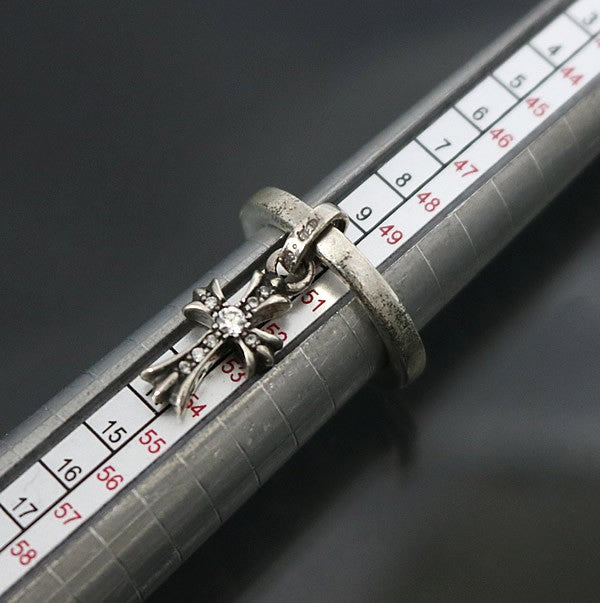 CHROME HEARTS NTFL Babyfat Cross Pave Diamond Size ONE SIZE