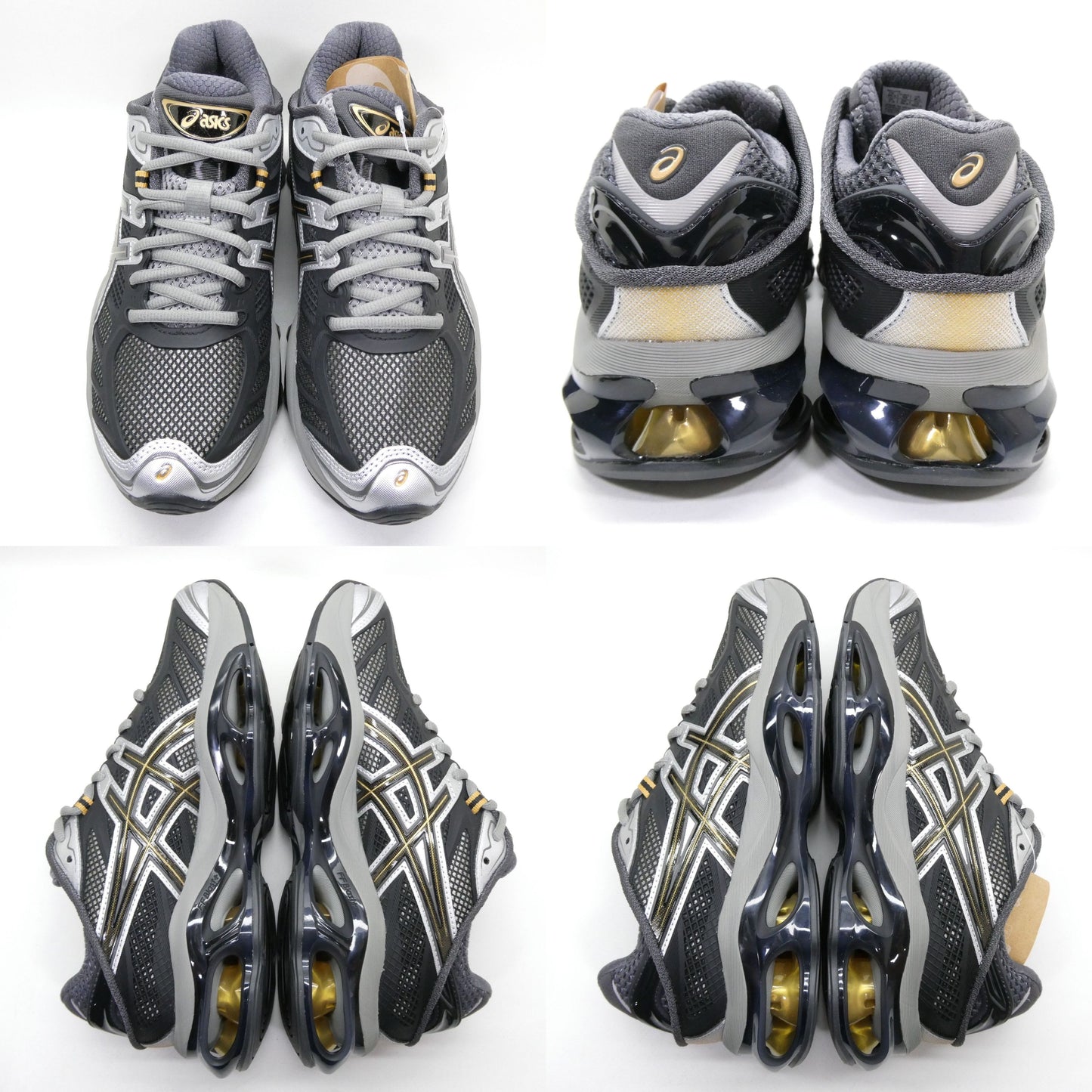 ASICS SportStyle GEL-KINETIC 2.0 Grey Black Running Shoes Sneakers