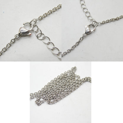 GUCCI Gucci Ghost Skull Silver Plate Necklace Size ONE SIZE