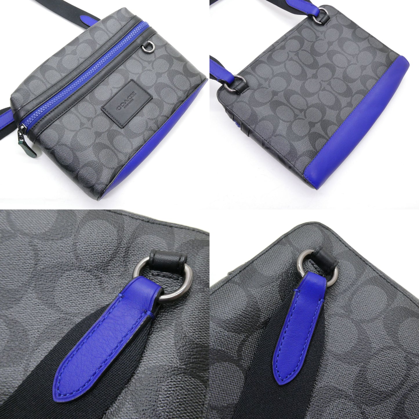 COACH C1597 Signature Canvas Crossbody Bag Size ONE SIZE