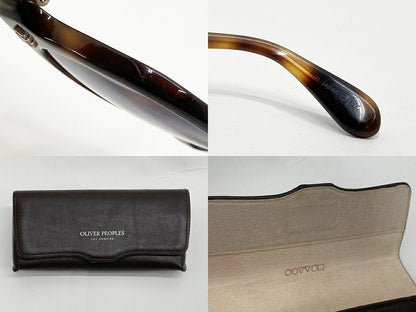 OLIVER PEOPLES Sheldrake Plus-J Tortoise Sunglasses Size 51