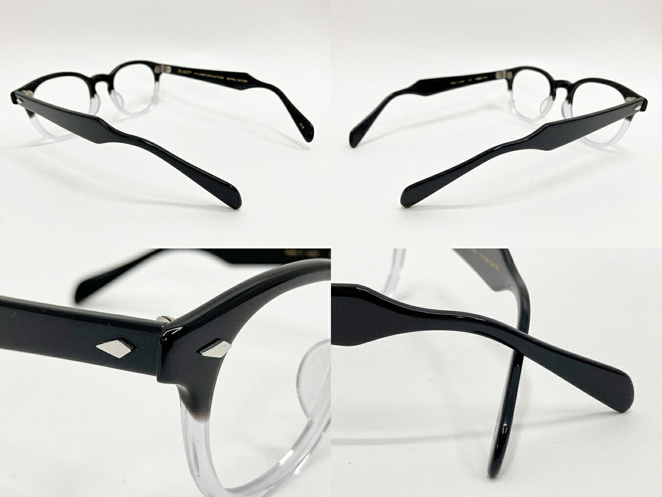 BJ CLASSIC COLLECTION JAZZ C-8 Black Glasses Frame Size 48