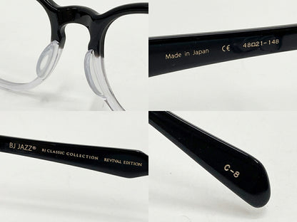 BJ CLASSIC COLLECTION JAZZ C-8 Black Glasses Frame Size 48