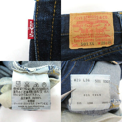 Levis USA Made 1955 501XX Denim Pants Indigo Size W29
