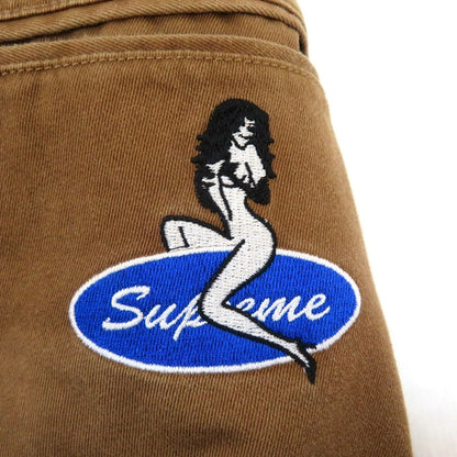 Supreme 25SS Pin Up Chino Pants Brown Size 32