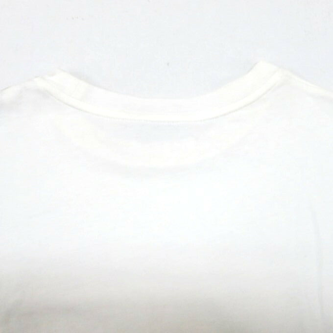 MONCLER White Graphic Print Crewneck Sleeve T-Shirt Size S