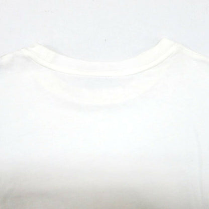 MONCLER White Graphic Print Crewneck Sleeve T-Shirt Size S