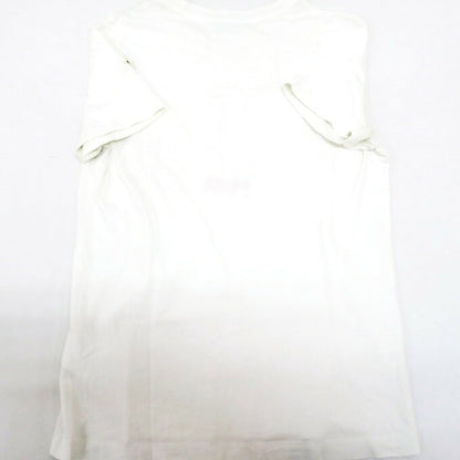 MONCLER White Graphic Print Crewneck Sleeve T-Shirt Size S