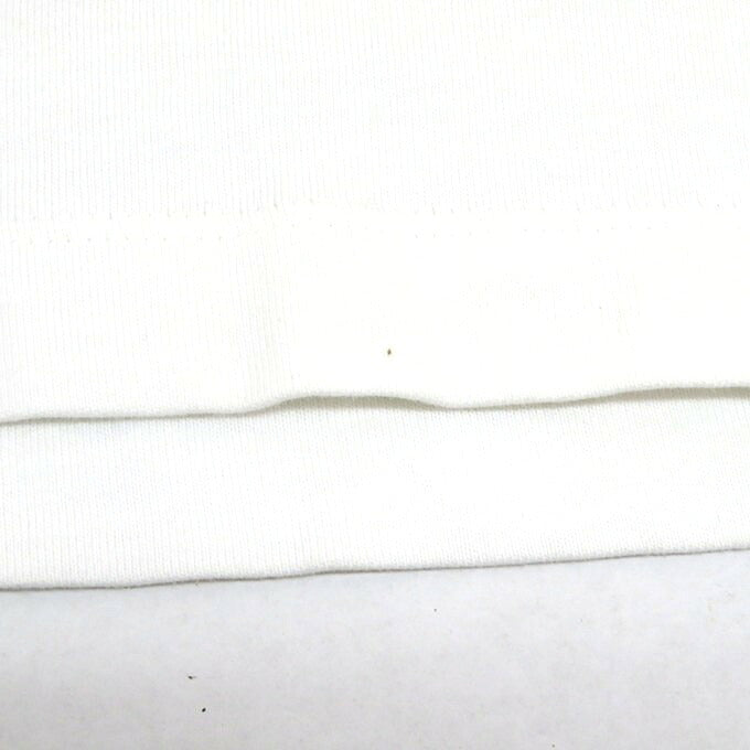 MONCLER White Graphic Print Crewneck Sleeve T-Shirt Size S