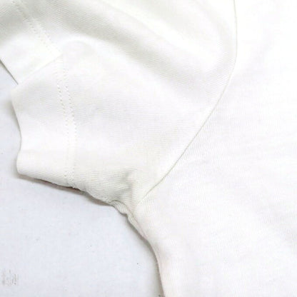MONCLER White Graphic Print Crewneck Sleeve T-Shirt Size S