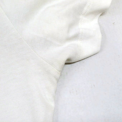 MONCLER White Graphic Print Crewneck Sleeve T-Shirt Size S