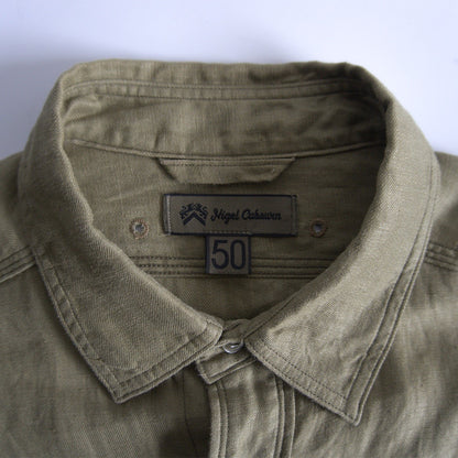 NIGEL CABOURN British Officers Engineer Linen Twill Size L