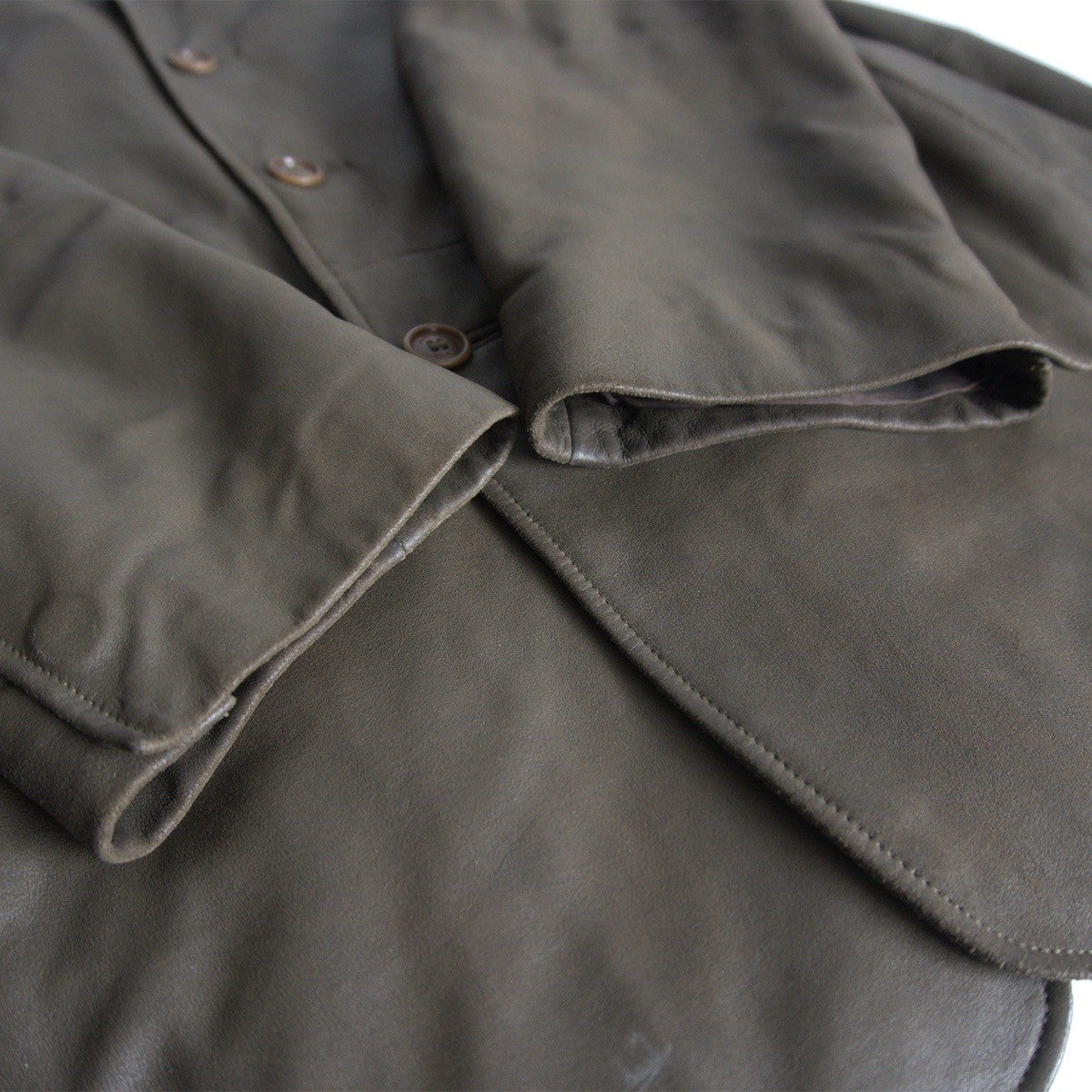 BOSS HUGO BOSS Soft Calf Leather Chester Coat Size XXL