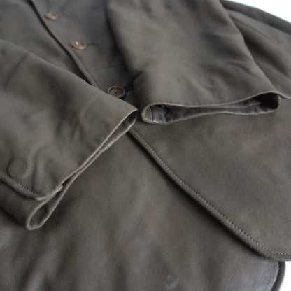 BOSS HUGO BOSS Soft Calf Leather Chester Coat Size XXL