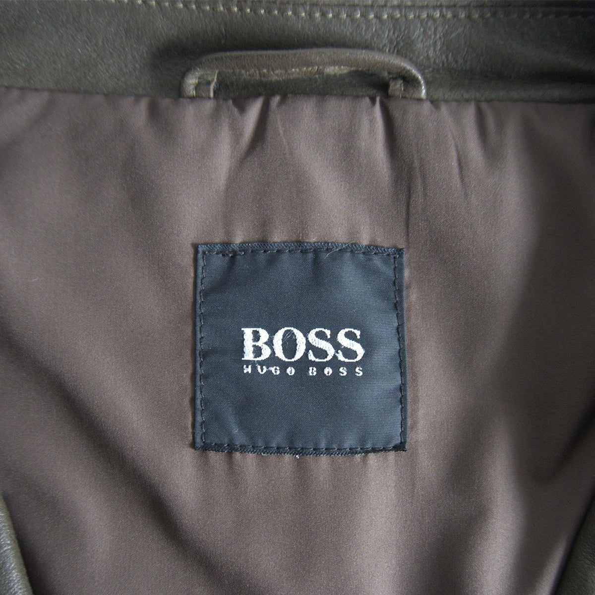 BOSS HUGO BOSS Soft Calf Leather Chester Coat Size XXL