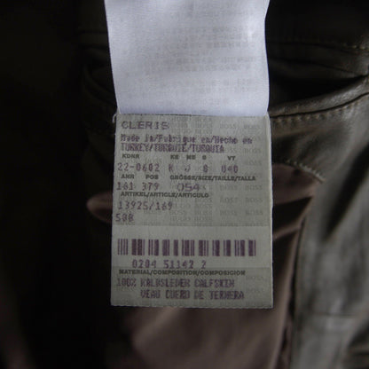 BOSS HUGO BOSS Soft Calf Leather Chester Coat Size XXL