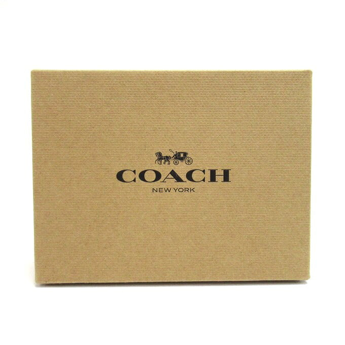 COACH Small Zip Around Pillow Quilted Card Case Black