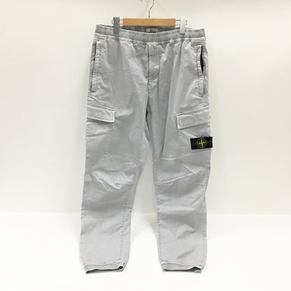 STONE ISLAND Garment Dyed Cargo Pants Light Gray Size 38