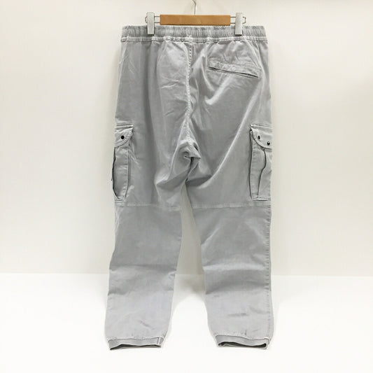 STONE ISLAND Garment Dyed Cargo Pants Light Gray Size 38