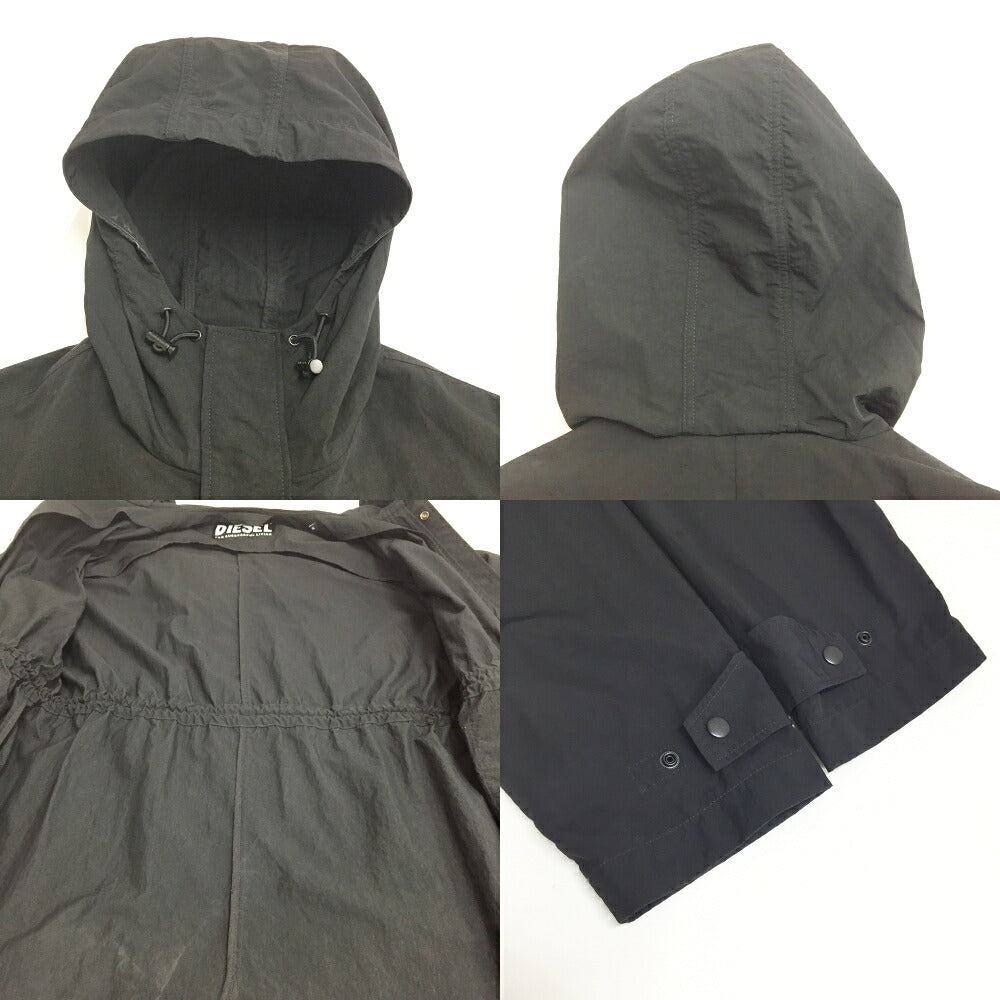 DIESEL J-LUI Nylon Coat Black Size M