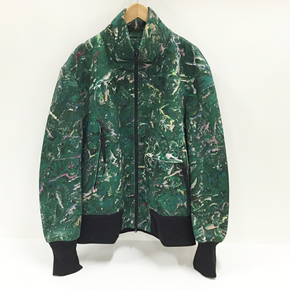 Y-3 AOP All Over Print Jacket Green Size M