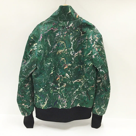 Y-3 AOP All Over Print Jacket Green Size M