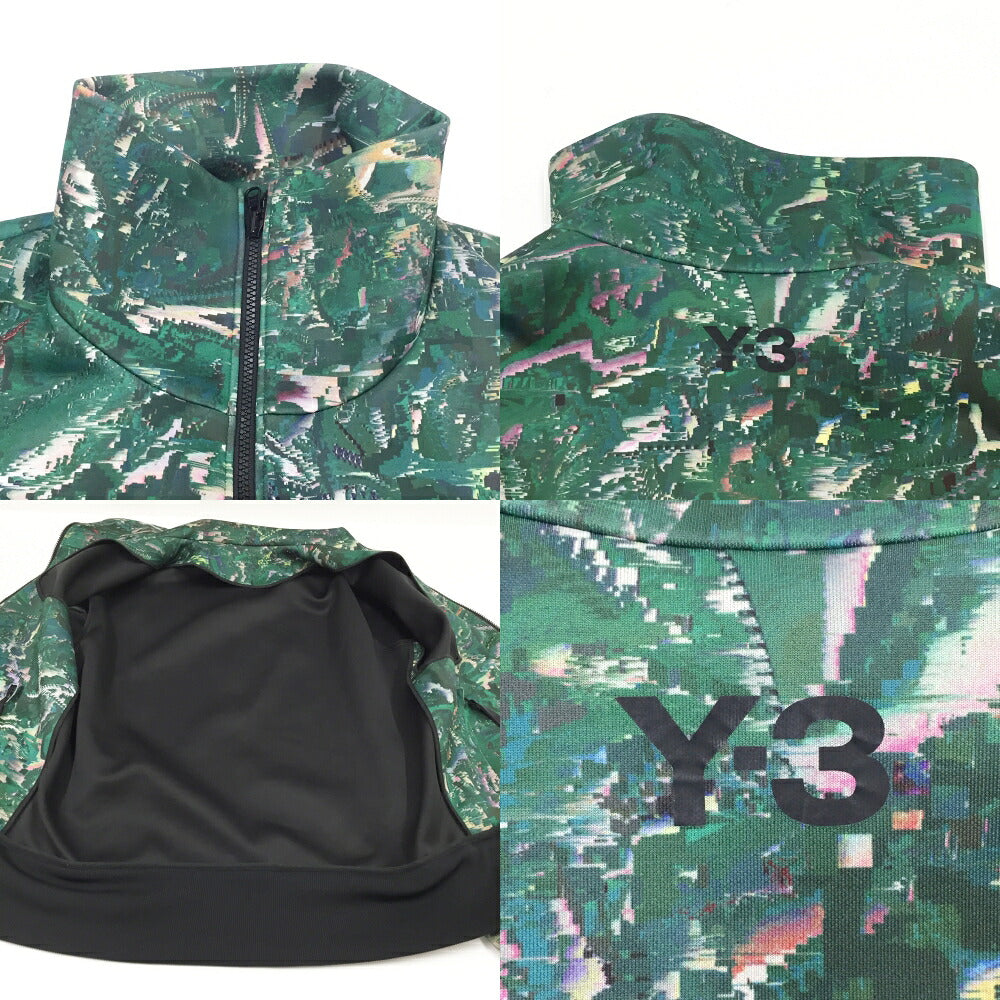 Y-3 AOP All Over Print Jacket Green Size M