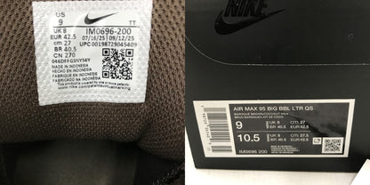 NIKE Air Max 95 Big Bubble LTR QS Sneakers Multi Size 27