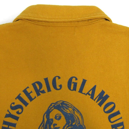 HYSTERIC GLAMOUR VIVA1984 S/S Sweatshirt Yellow Size M