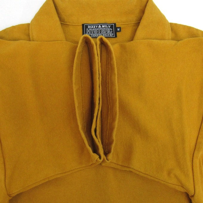 HYSTERIC GLAMOUR VIVA1984 S/S Sweatshirt Yellow Size M