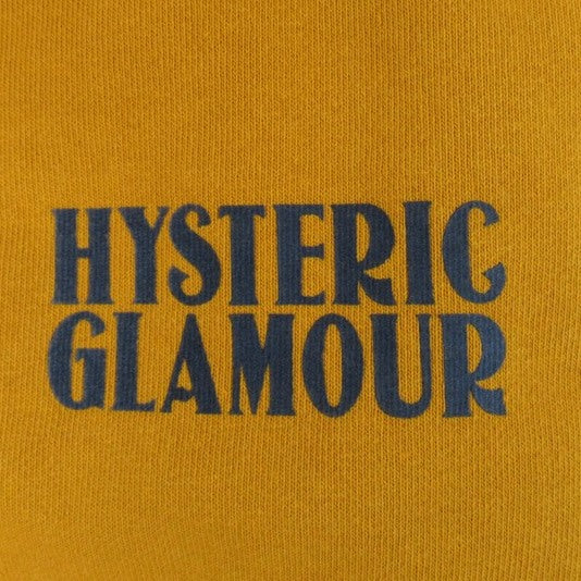 HYSTERIC GLAMOUR VIVA1984 S/S Sweatshirt Yellow Size M
