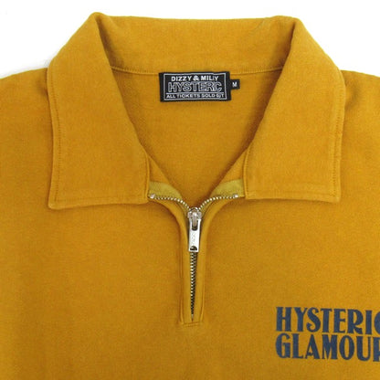 HYSTERIC GLAMOUR VIVA1984 S/S Sweatshirt Yellow Size M