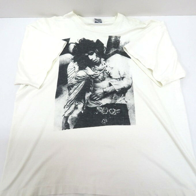 SCREEN STARS PREMIUM Keith Richards T-Shirt White Size XL