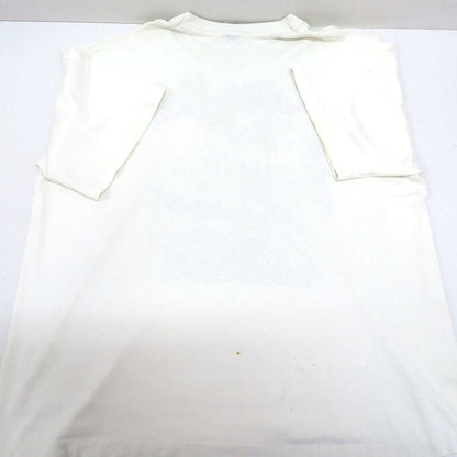 SCREEN STARS PREMIUM Keith Richards T-Shirt White Size XL