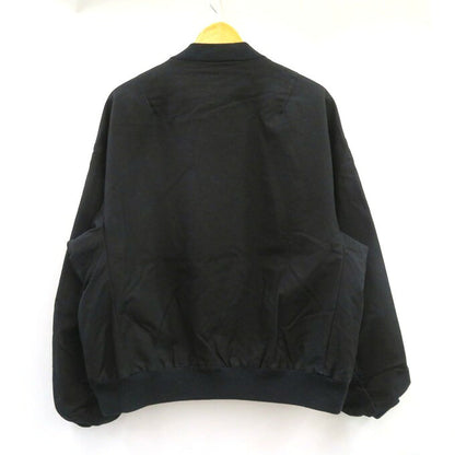 LAD MUSICIAN 18AW Double Army Cloth Bomber Black Size 46