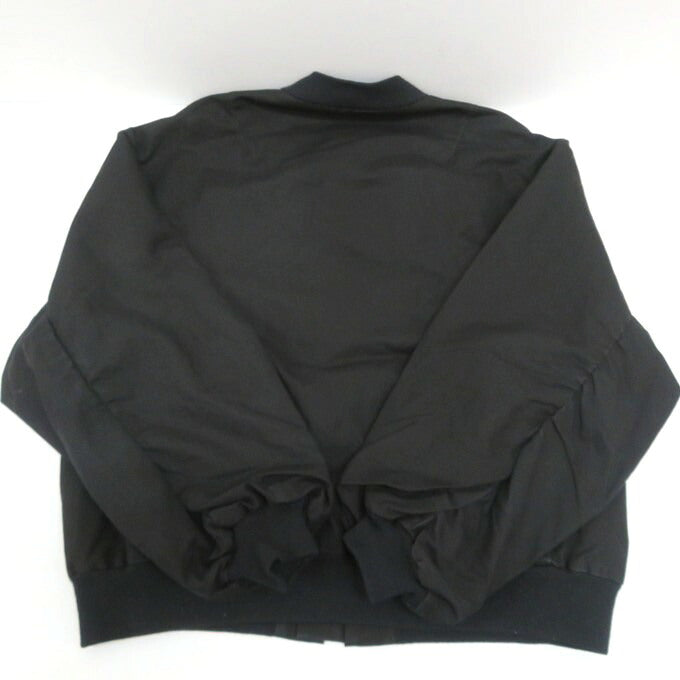 LAD MUSICIAN 18AW Double Army Cloth Bomber Black Size 46
