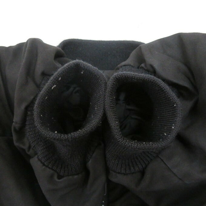 LAD MUSICIAN 18AW Double Army Cloth Bomber Black Size 46