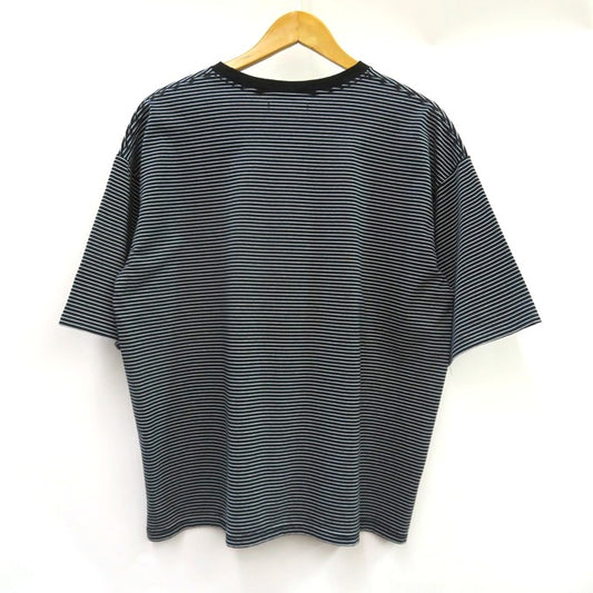 MINEDENIM Micro Border Loose Crewneck T-Shirt Multi Size M