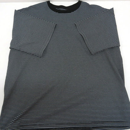 MINEDENIM Micro Border Loose Crewneck T-Shirt Multi Size M